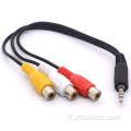 Cavo audio splitter dell'adattatore audio OME